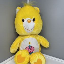 Vintage 2003 Birthday Bear Care Bear - 15" Pre-owned - Please Read