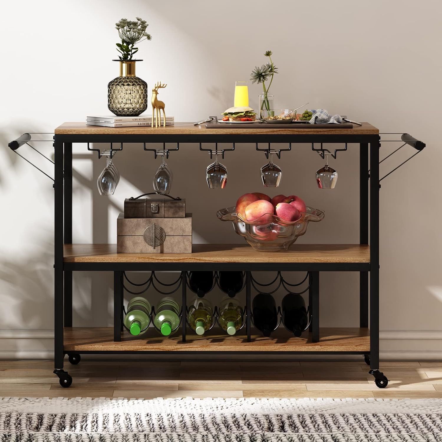 3-Tier Freestanding Home Cart X0034HXSZ1
