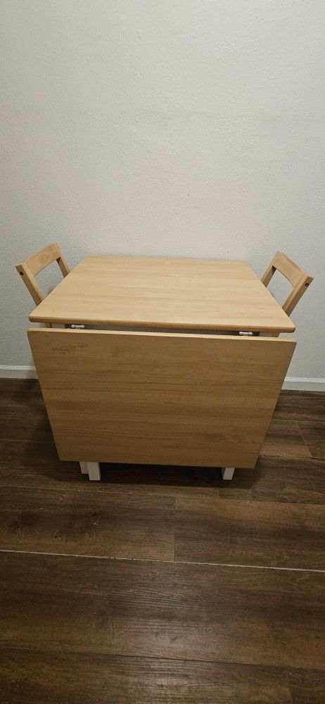 IKEA PINNTORP Gateleg Table And Chairs