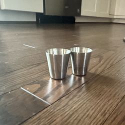 10 Pc Stainless Steel Shot Glasses 1oz (30ml)