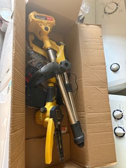 Cordless Pole Saw Electric Tree Trimmer, 2-in-1 Polesaw & Mini Chainsaw used 1 time don’t need it price is firm no lower
