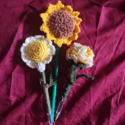 Had Made Flower Pens 