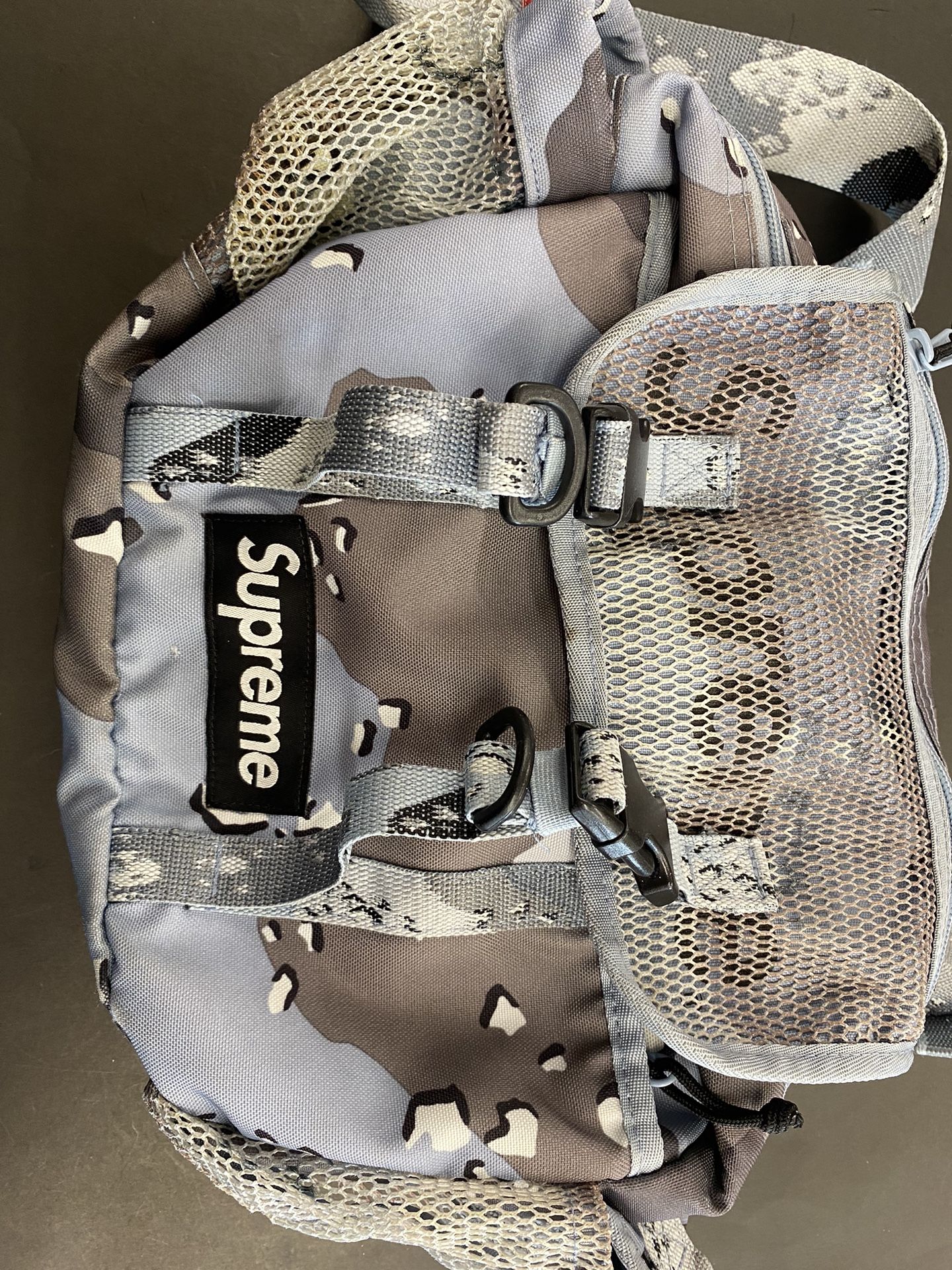 Supreme SS22 Fanny Bag Blue Camo