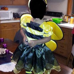 Halloween costume Girls Bumblebee  (size 2T) 