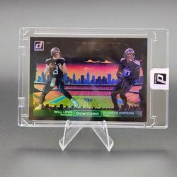 Dual Downtown DeAndre Hopkins / Will Levis #6 Horizontal Reprint In Magnetic One Touch W/Hologram Seal