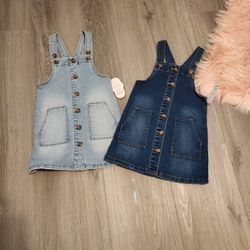 Nwt Denim Dresses 4t Wondernation Girls