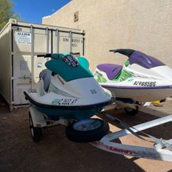 2 Seadoo Jetskis And Trailer Trades Welcome