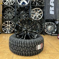Rines 22x9 6x139 con Llantas 285/45/22