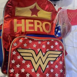 Brand New Wonder Woman Backpack 