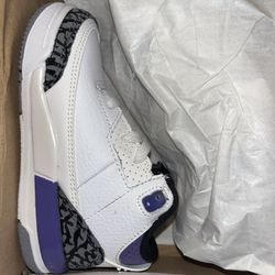 Air Jordan 3 Retro Dark Iris Purple TD