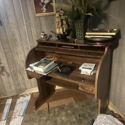 Credenza, Bookshelf & Books