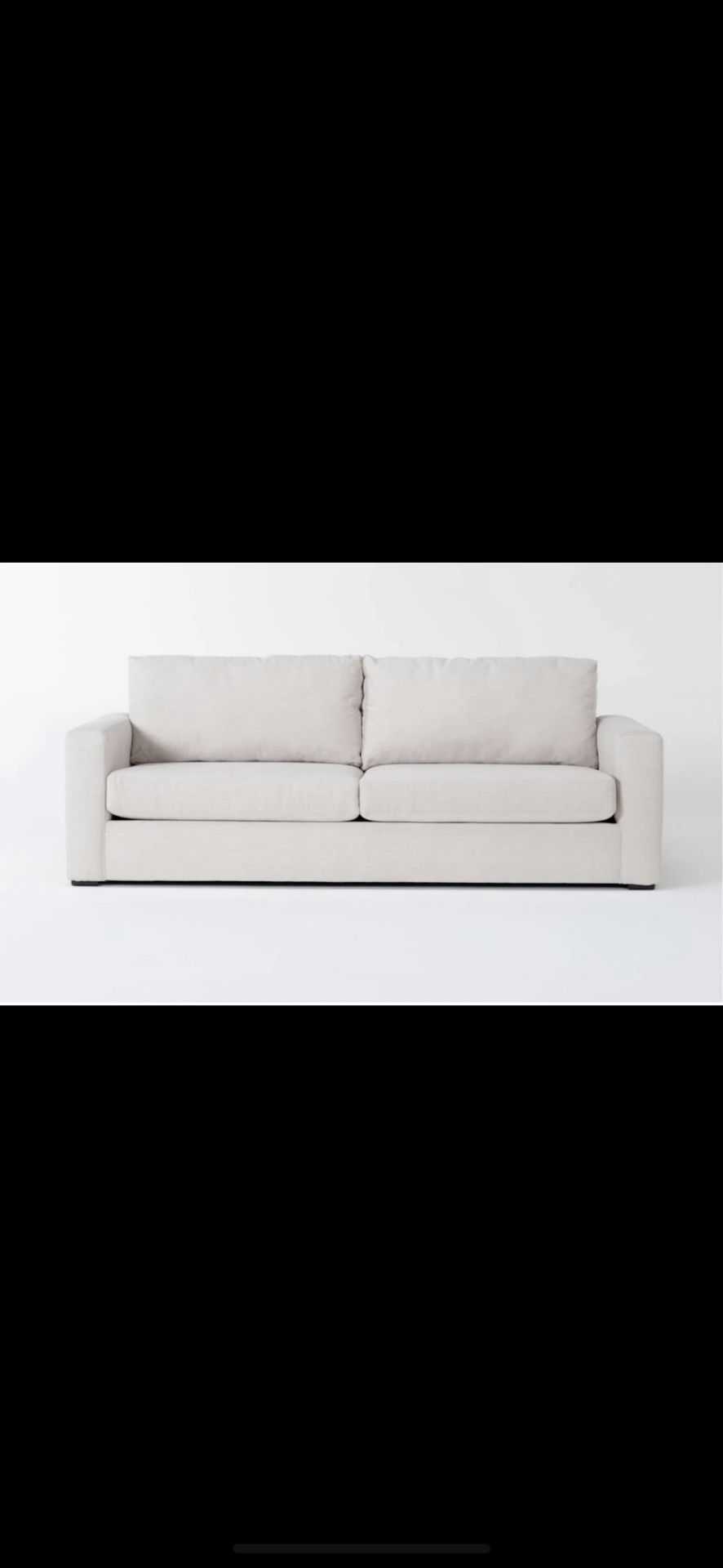Beige Sofa 95” New 