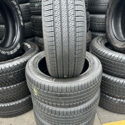 Set of four used tires(Bridgestone 235/50/18)