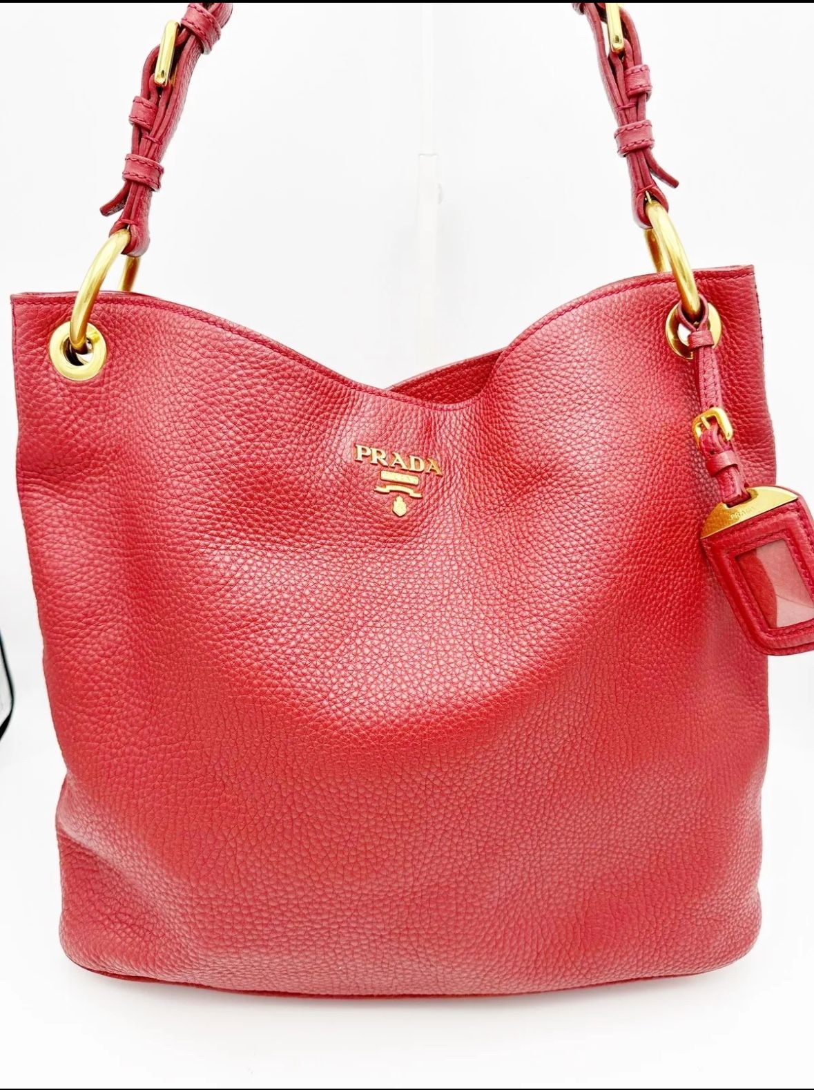 Prada Vitello Large Tote