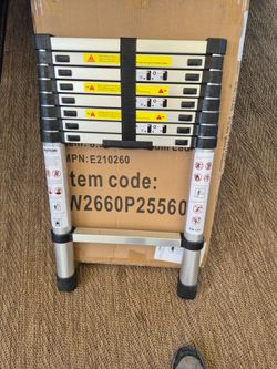 8.5 fit ALUMINUM EXTENSION LADDER  NEW