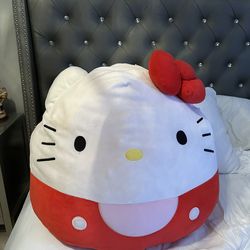 large hello kitty red squishmallow GETTING RID OF COLLECTION