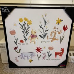 winnie the pooh wall canvas 