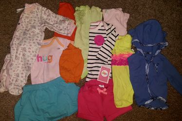 11 pc Girls clothes lot size 3 months