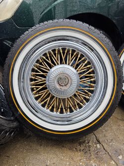 15 inch cadillac 60 spoke wheels 5x114.3 5x115 Vogue tires tyres 1956015