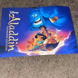 Aladdin Lithographs Posters Disney Store Exclusive 