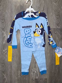 Disney bluey pajama set 4 pieces sizes 2t and 4t
