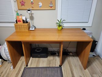 Oversized desk with mini desk