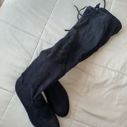 New Thigh High Black Boots For Sale