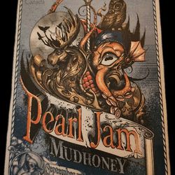 Pearl Jam Metal Poster Print 