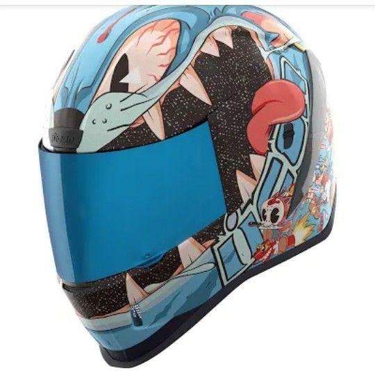 Brand New Icon 9 Lives Helmet 