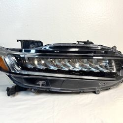 2018 - 2022 HONDA ACCORD SIDE RH PASSENGER FULL LED HEADLIGHT OEM