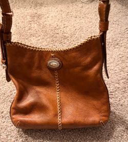 Brighton tan leather bag