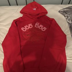 red 555 spyder hoodie