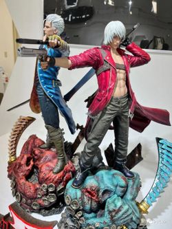 Prime 1 Studio Dante & Vergil (Devil May Cry 3) — Full Bonus Set / Brand New / Matching Pai