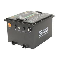 New 36v 105ah Lifepo4 Battery Pack Blue Tooth Ready Golf Cart Battery