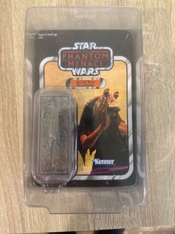 2012 SDCC Exclusive Star Wars Jar Jar Binks in Carbonite (Complete 6-Sided Chamber)