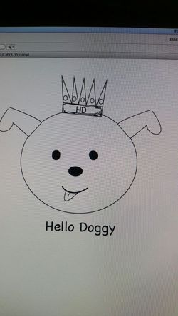 Hello doggy t-shirt hello kitty