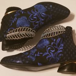 European Brocade Boots 