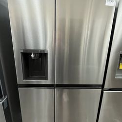 27cu.ft Capacity Side By Side Fridge With Craft Ice Maker Was$1943