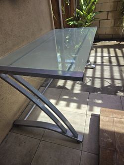 Glass Desk, 5ft.long ,2.1/2 Ft.wide