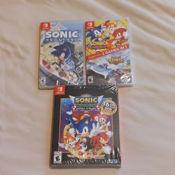 Sonic Nintendo Switch Game Lot