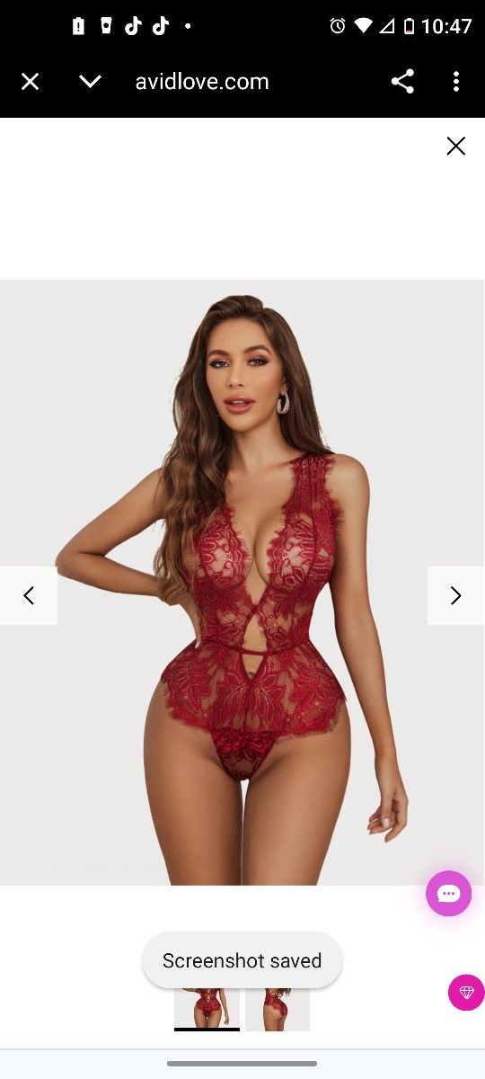SMALL Avidlove Lace Bodysuit