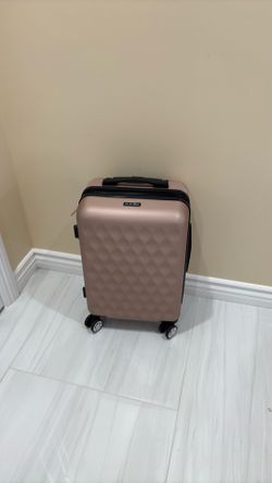 SMALL ROSE GOLD LUGGAGE 14X16