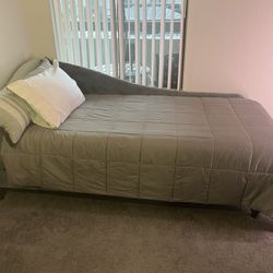 Corner Twin Bed Frame + Mattress