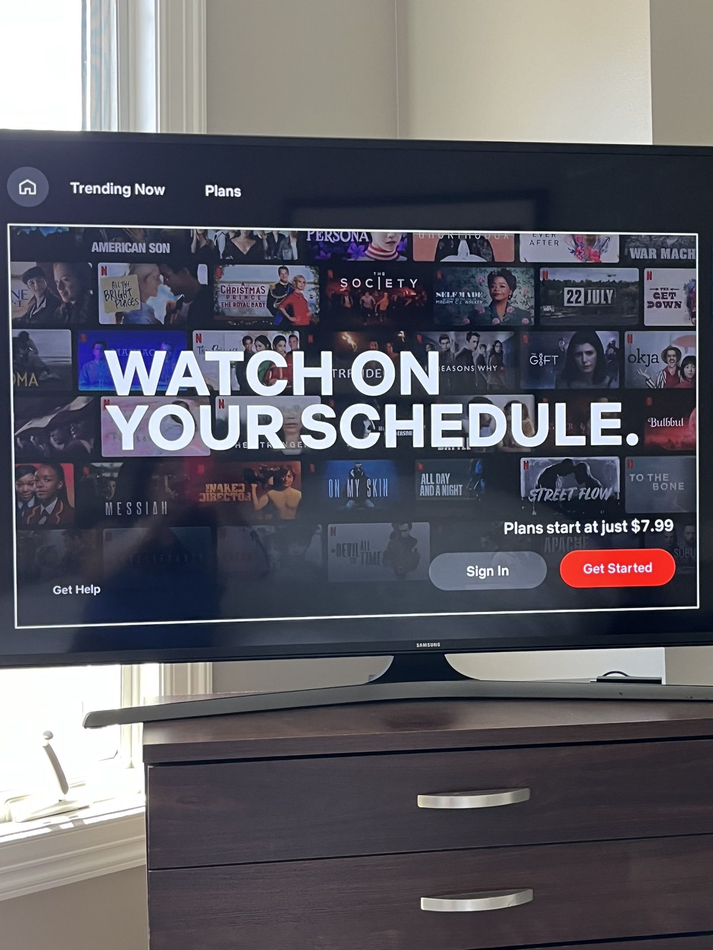 50 inch Samsung Smart TV — $80