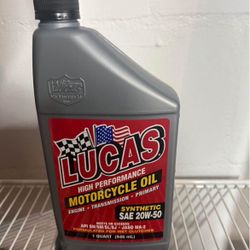 Lucas engine oil 20w50 1qt