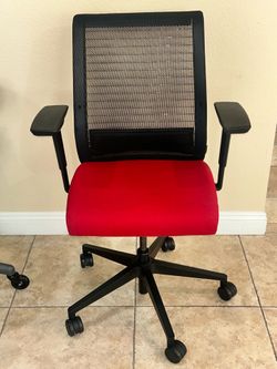 *REFURBISHED* Fully Loaded Steelcase Think Series 1 Office Chair - Red