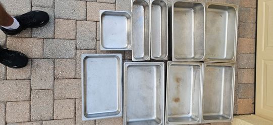 9 Stainless Steel Steam Table Pans