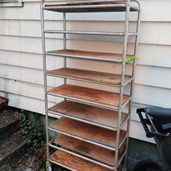 Tall Metal Shelf 15x32x74