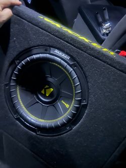 10 inch kicker with box