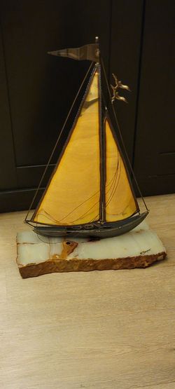 Sailboat on Marble base